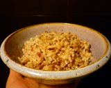 古代米（赤米）入り玄米ごはん　京都カフェ作り方6写真