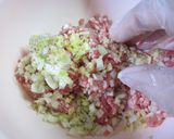 豚ひき肉団子と茄子のはさみ揚（甘酢かけ）作り方2写真