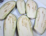 豚ひき肉団子と茄子のはさみ揚（甘酢かけ）作り方1写真
