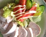 塩麹deしっとり鶏ハム☆香味ダレ作り方5写真