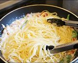ささみ＆いんげんとゴルゴンゾーラのパスタ作り方9写真