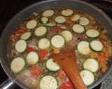 夏野菜とチキンのバジルカレー作り方4写真