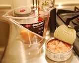 シンプルで美味しい！ツナ缶 オムレツ作り方1写真