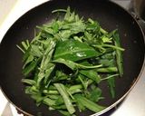 空芯菜のペペロンチーノ作り方3写真