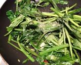 空芯菜のペペロンチーノ作り方4写真