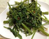 空芯菜のペペロンチーノ作り方5写真
