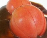 冷やしトマトを冷製トマトソースで作り方8写真