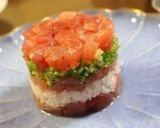 まぐろのタルタル風～だし醤油のジュレ。作り方7写真