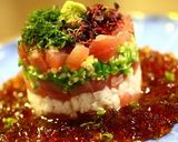 まぐろのタルタル風～だし醤油のジュレ。作り方9写真