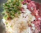 ふわふわ簡単☆ピーマンハンバーグ作り方2写真