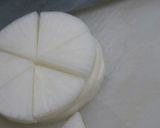 大根と生クリームをはさんだベーグル作り方6写真