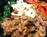 ピビンバ 〜春菊たっぷりと牛肉〜作り方4写真