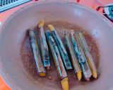 ＊マテ貝のゴマ油めんつゆ焼き＊作り方2写真