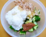 夏に！きゅうりと山芋の梅肉おかか和え作り方5写真