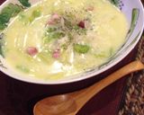 春キャベツとそら豆の♡ホワイトシチュー作り方4写真