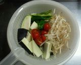 麻婆茄子？彩り◎夏野菜のピリ辛丼♡作り方1写真