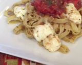 まるごとトマトとモッツアレラの贅沢パスタ作り方5写真