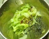 キャベツのミョウガ・塩昆布・すし酢漬け作り方4写真