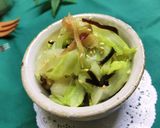キャベツのミョウガ・塩昆布・すし酢漬け作り方7写真