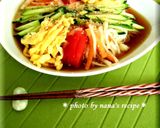 そうめんで★野菜たっぷり冷やし中華作り方4写真