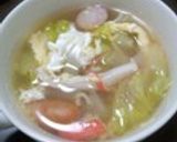 レタスとウインナーのスープ作り方17写真