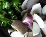 夏野菜☆茄子とピーマンの味噌炒め作り方1写真