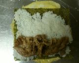卵と焼き肉のご飯巻き 簡単ﾚｼﾋﾟ作り方4写真