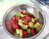 マグロとアボガドの冷製パスタ作り方1写真