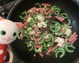ゴーヤーチャンプルー焼きそば作り方3写真