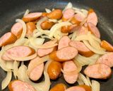 副菜節約おかず☆きのこウインナーの甘辛バター醤油作り方2写真