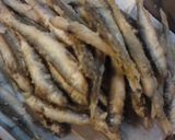 小鮎の唐揚げ 彩り野菜添え作り方6写真