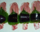 ジューシー！ナスとシソの豚肉巻き作り方3写真