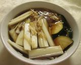 残ったピクルス液で♫押し麦のスープ飯作り方2写真