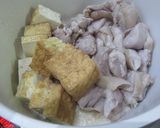 厚揚げと鶏もも肉のチリソース煮作り方3写真