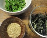 鮭としそと白ゴマの混ぜご飯作り方2写真