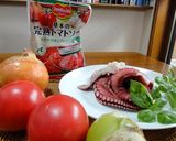 旨い～♪たこのトマト煮♪作り方1写真