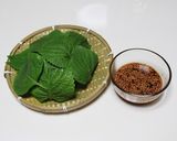 えごまの葉のにんにく醤油漬け作り方1写真