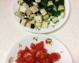 夏野菜たっぷり！＊肉味噌冷やしうどん＊作り方2写真