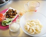 揚げ茄子とトマトおろしうどん作り方3写真