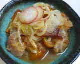 イナダとなめこの生姜おろしポン酢和え！作り方5写真