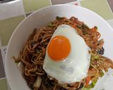 ボリューム満点、大盛り焼きそば作り方8写真