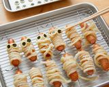 ミイラのうどんドッグ作り方4写真