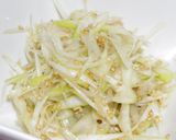 日韓の漬け物で食べる汁なしラー油そば作り方1写真