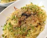 ⁂和パスタ⁂帆立と塩昆布のレモンバター作り方3写真