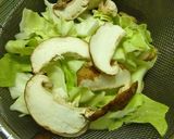 キャベツ×椎茸の塩昆布梅おかか和え作り方1写真