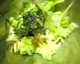 キャベツ×椎茸の塩昆布梅おかか和え作り方4写真
