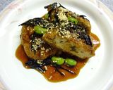 鶏の信田焼き ~ひじき焙煎にんにくソース作り方17写真