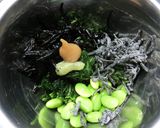 おかひじき・ひじきの塩昆布梅胡麻和え作り方4写真