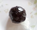梅干しのっけて☆星のおにぎり様作り方3写真