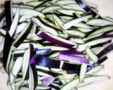 残り物の茄子の皮でもう一品作り方1写真